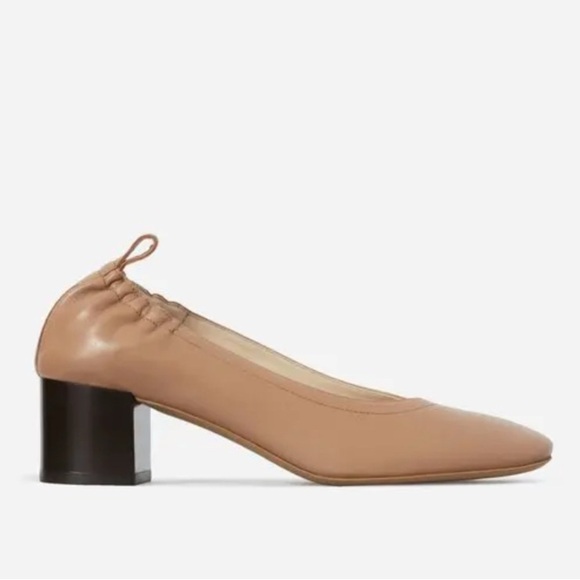 Everlane Day Heel Pecan Stacked Womens size 6.5  $178 - Picture 3 of 11